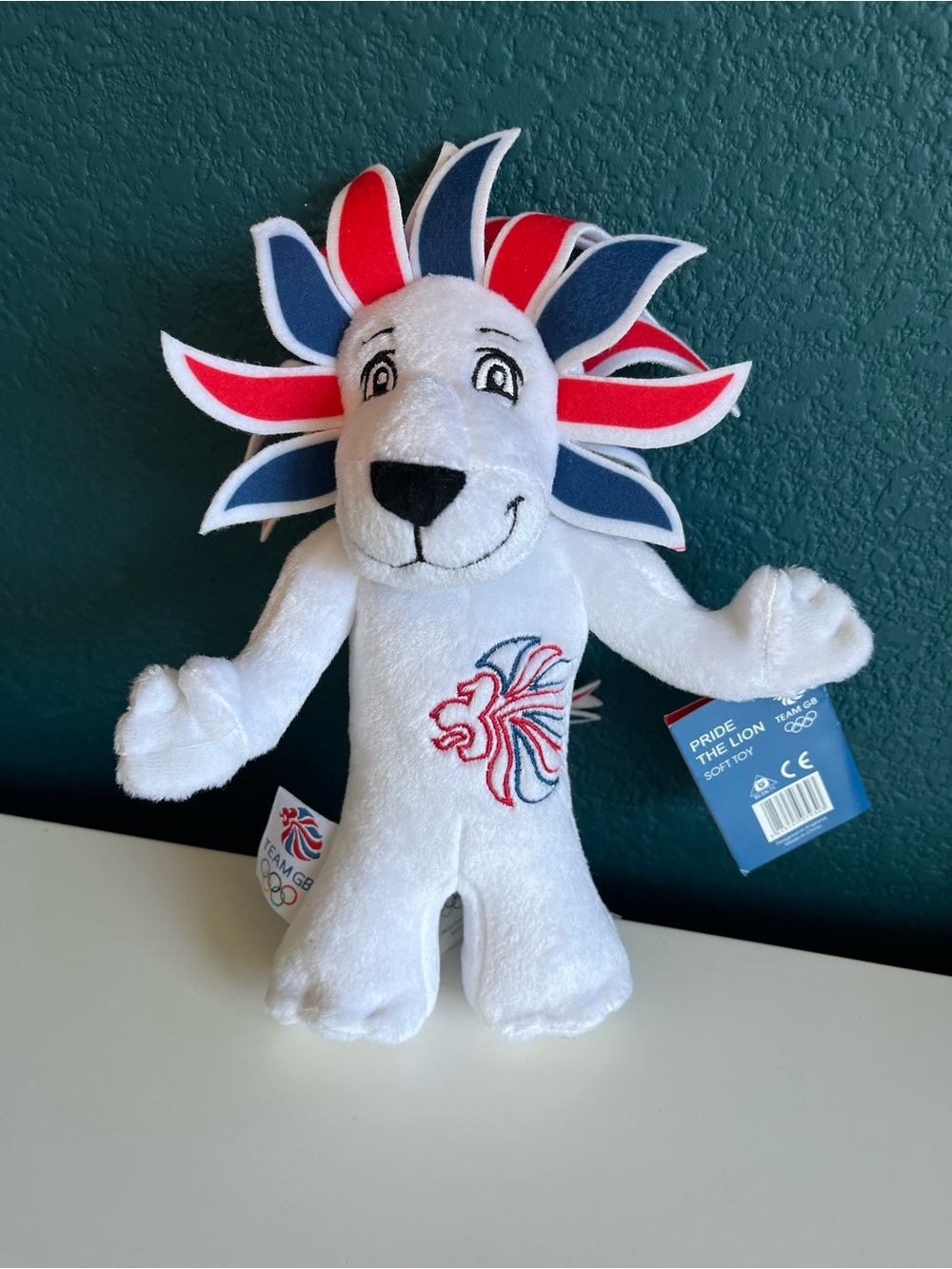 2012 Olympics Team GB British London Pride the Lion Mascot Soft Toy Plush
